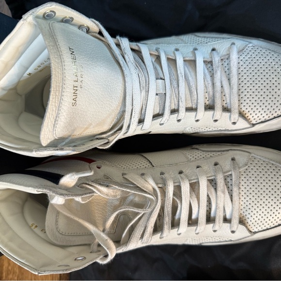 “Dirty” Saint Laurent High Top Sneaker Sz 45 (US 12) - Picture 2 of 6